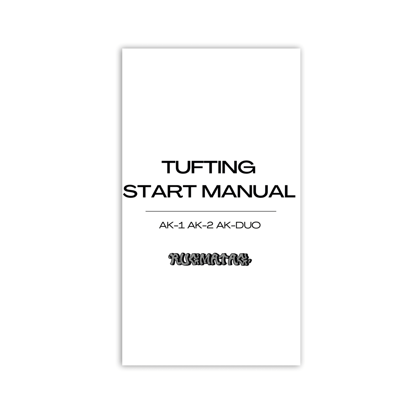 RUGMATAG スターターセットご購入者様限定 タフティングスタートマニュアル