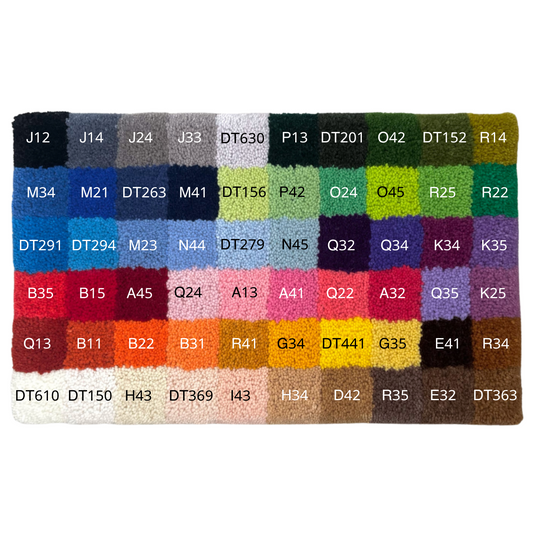 DT411 ウール毛糸(タフティング用)- 500g - RUGMATAG