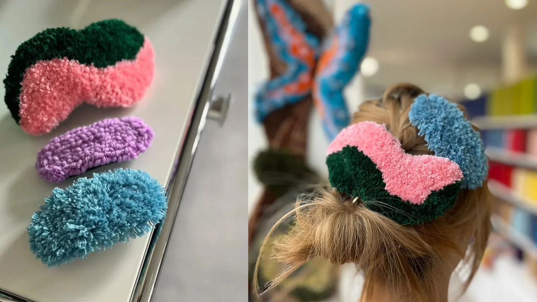 【タフティングでつくってみよう！＃３】ヘアアクセサリー - RUGMATAG