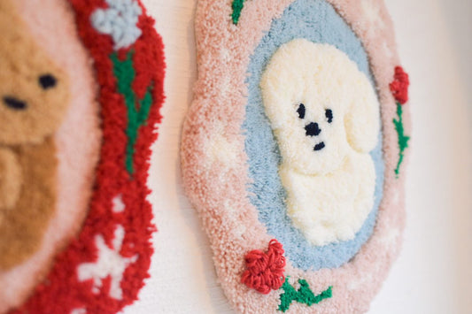 タフティング作品紹介　uchuuinuさん