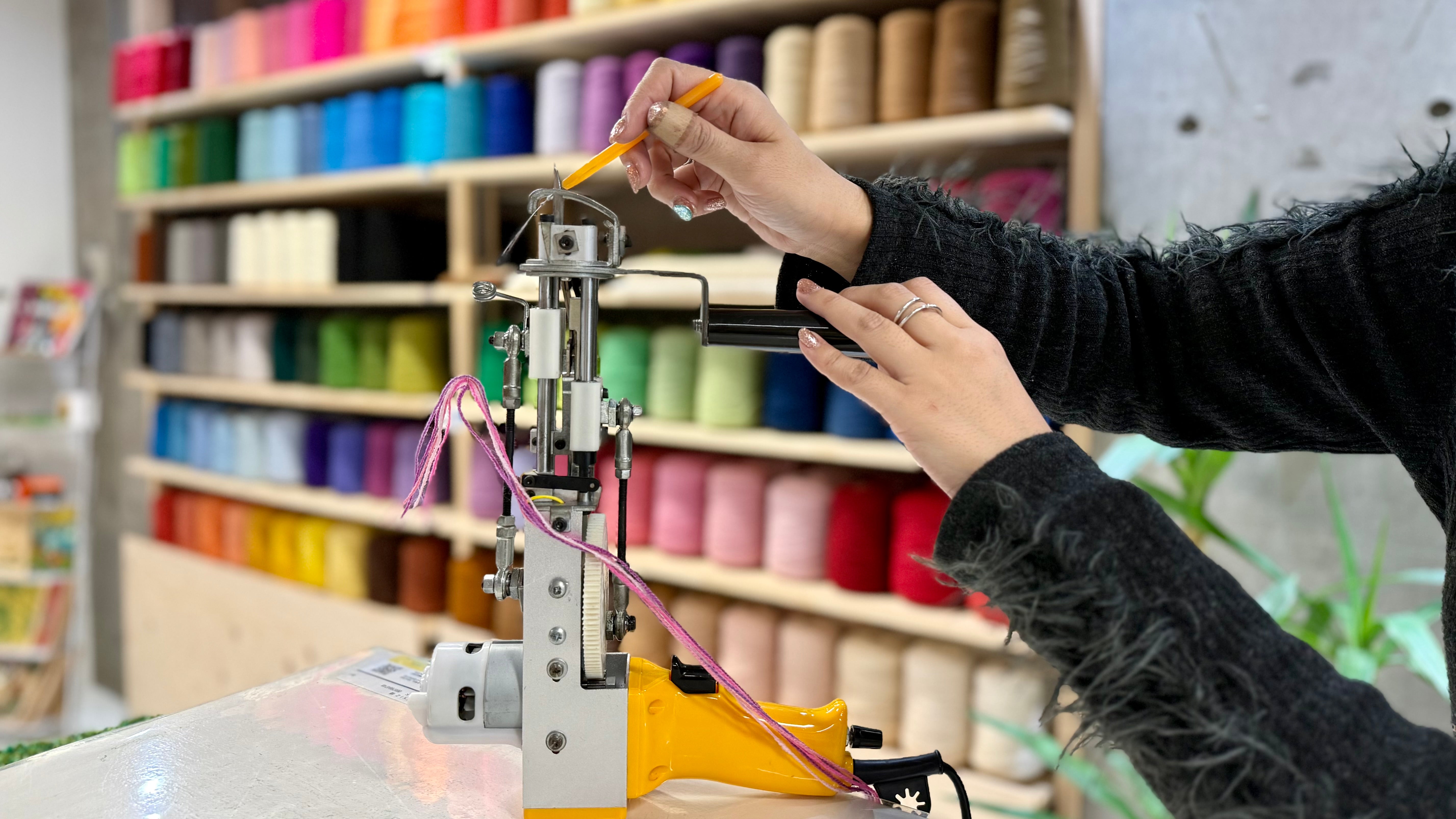 タフティング専門店RUGMATAG｜大阪・北堀江でタフティング体験｜タフ