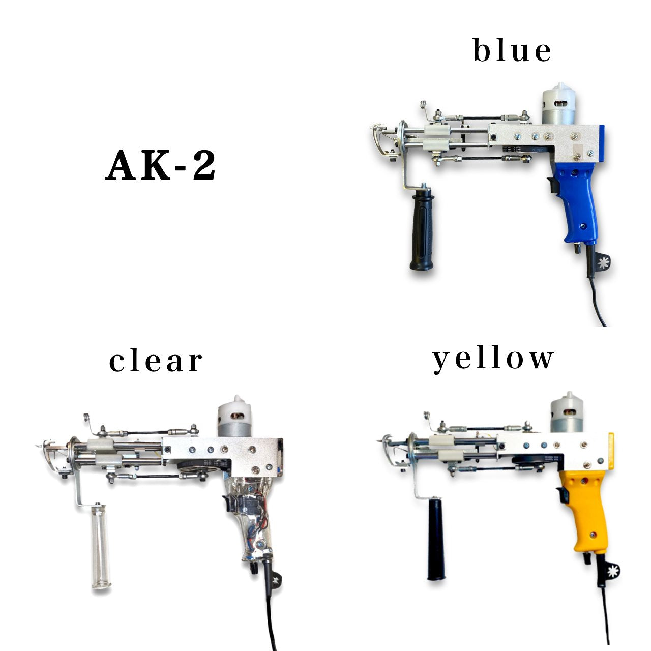 タフティングガン AK-1□スケルトン□安心の正規品□カットパイル