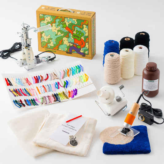 AK-1 タフティングスターター　セット　キット全体の商品写真