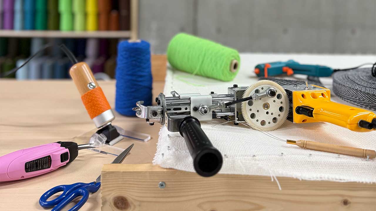 タフティングガン・毛糸・スターターセット通販＆体験｜タフティング