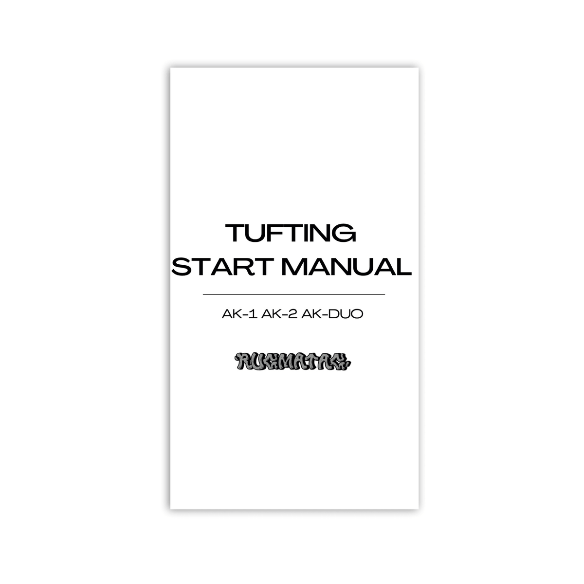 RUGMATAG スターターセットご購入者様限定 タフティングスタートマニュアル
