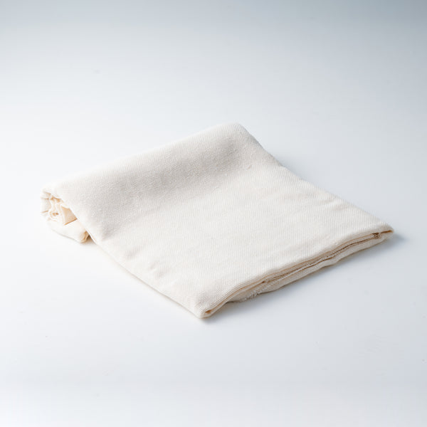 ヘッシャン（基布）。綿100%・国産、210×200cm。徳島の敷物工場MIYOSHI RUGでも使用される定番基布