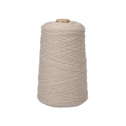 タフティング用 国産アクリル毛糸MB210 ベージュ　品番406 コーン糸｜ラグ制作素材の単体商品写真