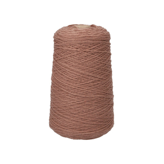 タフティング用 国産アクリル毛糸MB210 ブラウン　品番7614 コーン糸｜ラグ制作素材の単体商品写真